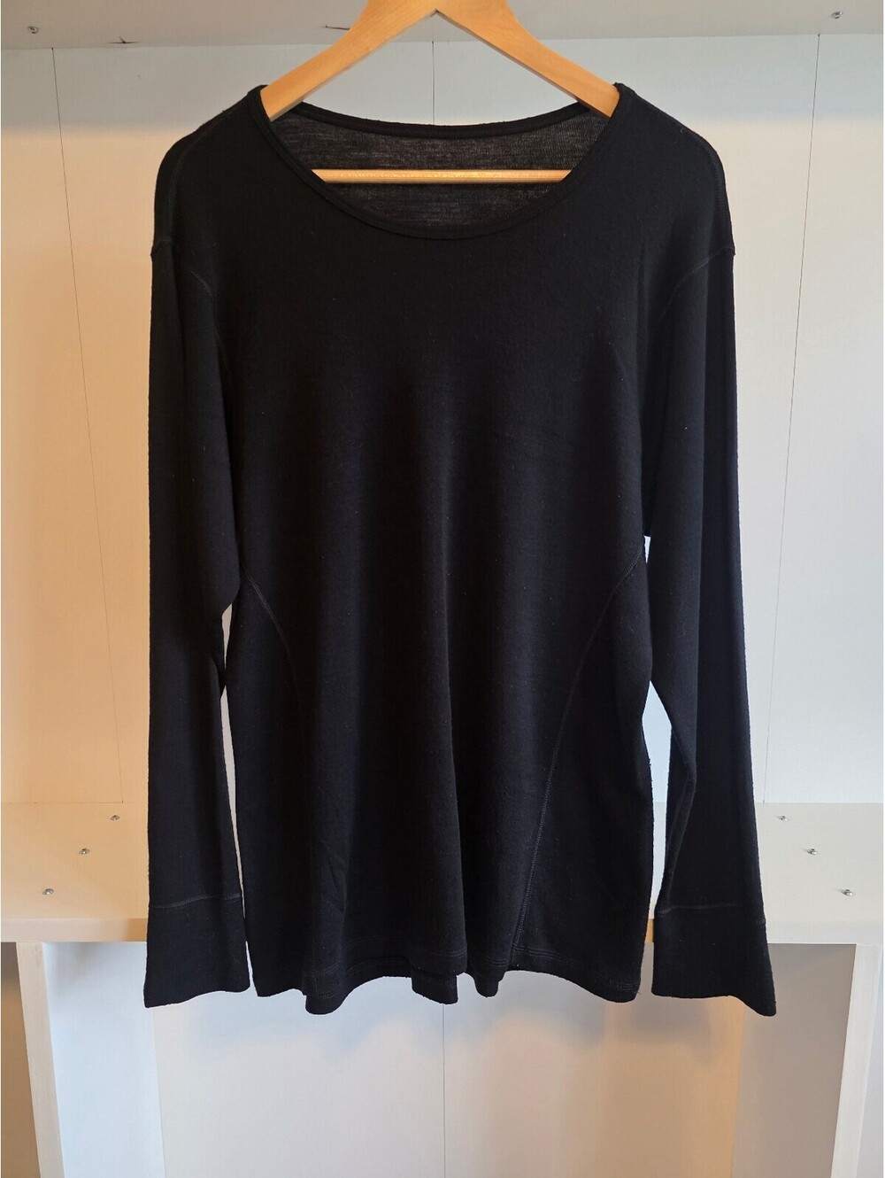 Woolrich Black Merino Wool Long Sleeve Shirt Size 1X